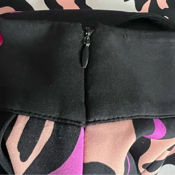 Worthington Wrap Vibrant Floral Pencil Skirt Size 6 - Picture 5 of 6